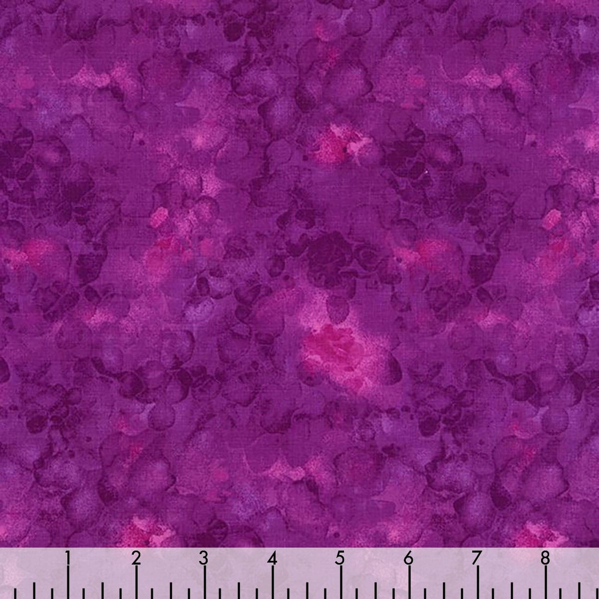 Timeless Treasures Fabric Plum Purple Solid Ish Watercolor Texture